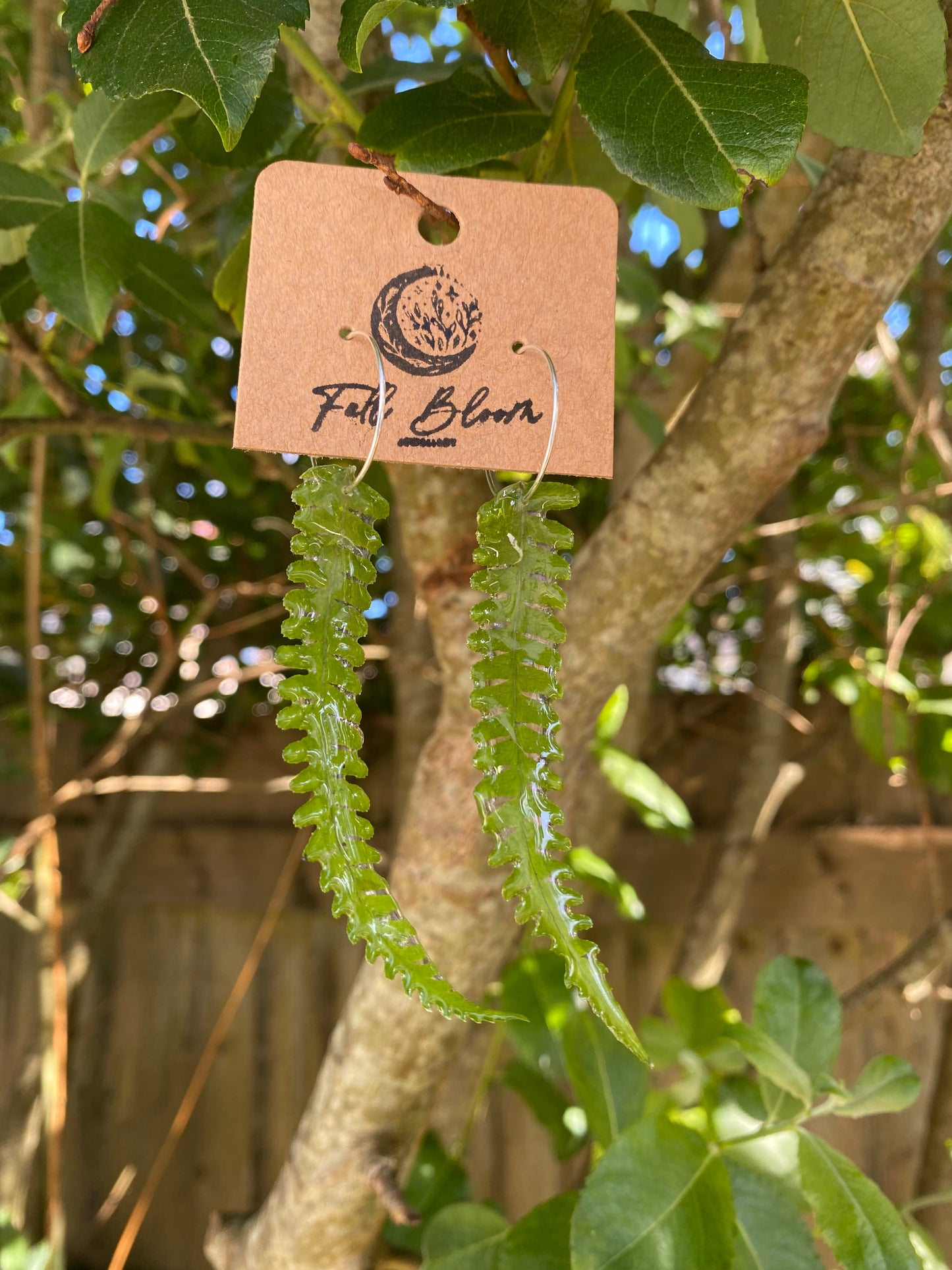 Sterling Silver Cornish Fern Earring